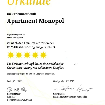 Monopol Appartement Wernigerode